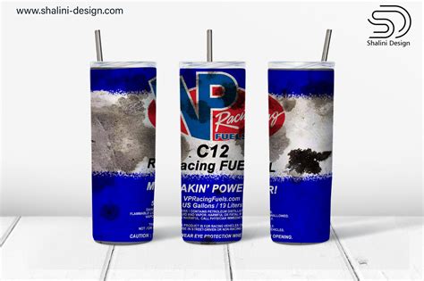 VP Racing Fuels C12 Stained Design For 20oz Skinny Tumbler