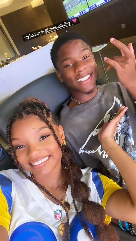 The Siren Source On Twitter Halle Bailey With Her Little Brother Via Instagram Story ️