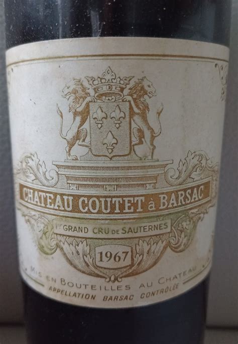 Ch Teau Coutet Barsac Sauternes Er Grand Cru Class