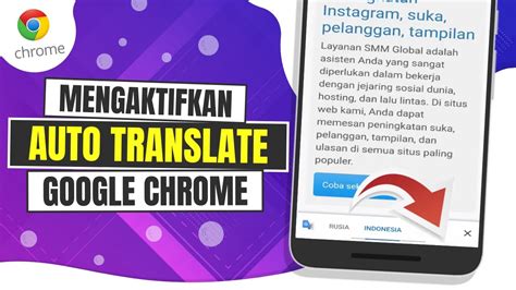 Cara Mengaktifkan Auto Translate Di Google Chrome Android Youtube