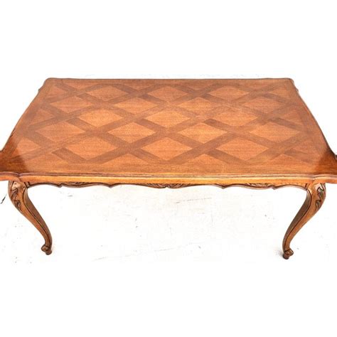 French Louis Xv Refractory Dining Table Carved Oak Chairish