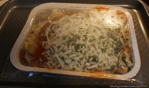 Marie Callender’s Lasagna Review Grinning Cheek To Cheek