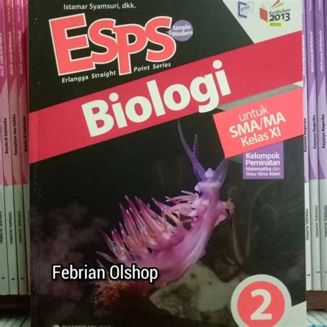 Promo BUKU ESPS BIOLOGI SMA MA KELAS 11 REVISI K13N Diskon 21 Di