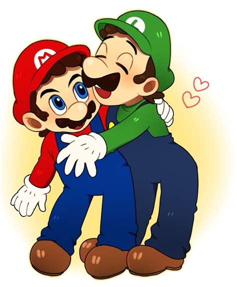 So Cute X3 Super Mario And Luigi Super Mario Galaxy Mario Bros