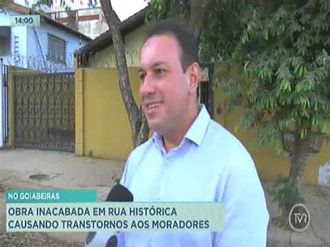 Moradores Reclamam De Obra Inacabada Em Rua Hist Rica Youtube