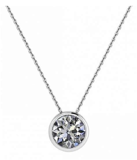 6 25 Ratti Zircon Pendant With Natural Lab Certified Silver 6 25