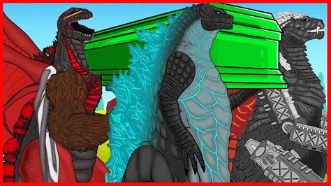 GODZILLA Cartoons PANDY Complilation Video All Monster Fusion