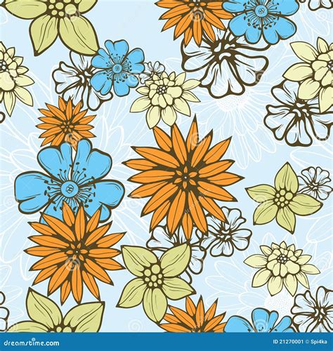 Floral Wallpaper Stock Vector Illustration Of Decoration 21270001