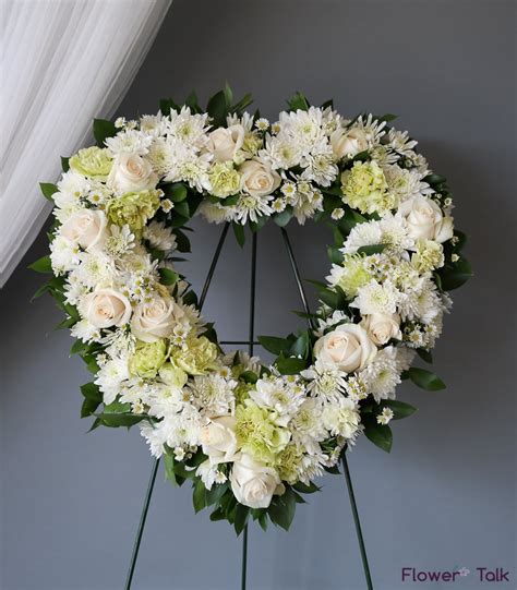 Pure Heart Sympathy Wreath In Duluth Ga Flower Talk