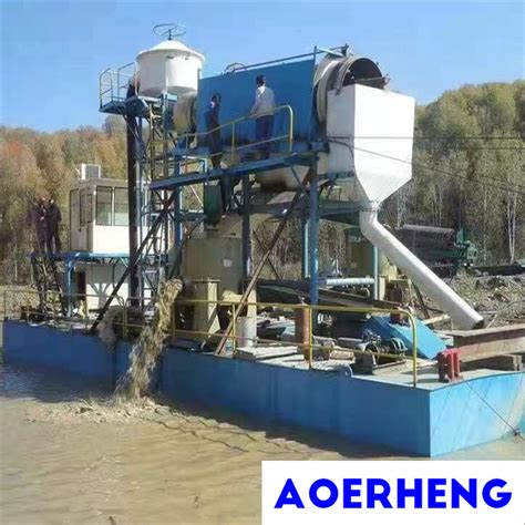 100m3 Hour Bucket Chain Gold Dredger For Alluvial Gold Mining China