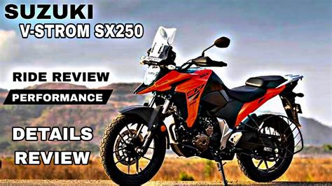 Suzuki V Strom Sx First Ride Review Performance Test Youtube