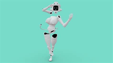 Robot Cat Girl 3d Model By Dalopera3d [4931782] Sketchfab