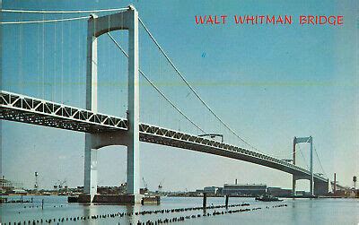 Postcard The Walt Whitman Bridge | eBay