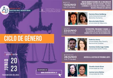 Academia Judicial On Twitter 🆕 Agenda Junio Les Invitamos A