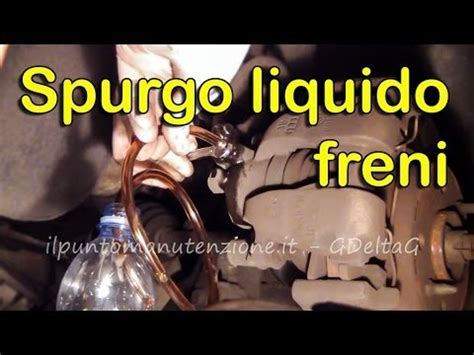 Cambio E Spurgo Liquido Freni Auto YouTube