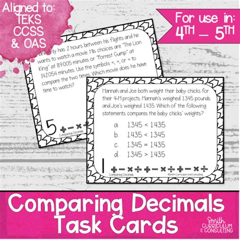 Subtracting Fractions With Uncommon Denominators Task Cards Teks H