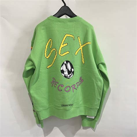 30％割引グリーン系s『4年保証』 Sex Records Chrome Hearts クロムハーツ Matty パーカー トップスグリーン