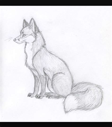 Fox Drawing Easy Fox Drawing Sketches Fox Sketch Pencil Art Drawings