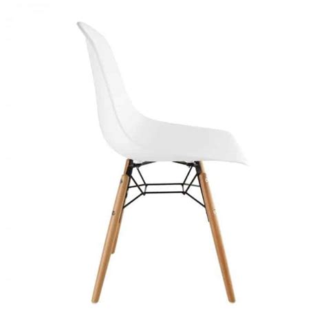 Chaise Moul E Pp Avec Structure M Tallique Arlo Bolero Blanche Lot De