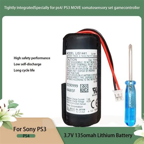 V Mah Lis Lip Lithium Rechargeable Battery For Sony New