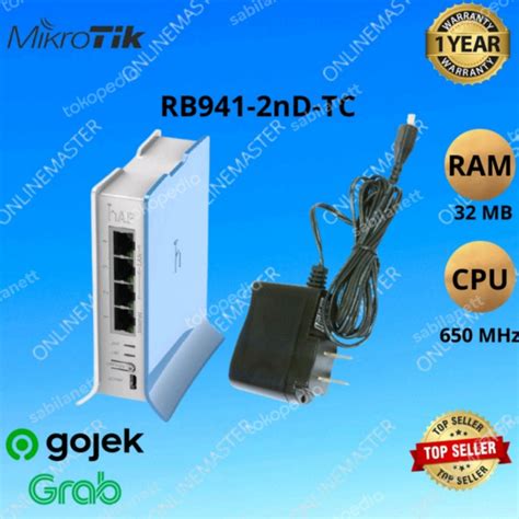 Jual Mikrotik Hap Lite Rb941 2nd Tc Shopee Indonesia