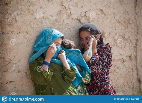 Afghan Village Life in Helmand Province Editorial Photo - Image of female, scarf: 189407106