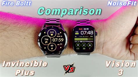 Noise Colorfit Vision 3 Vs Fire Boltt Invincible Plus COMPARISON