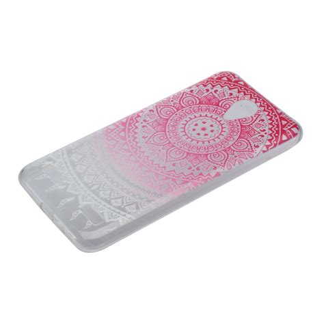 Henna Cover F R Zte Blade A Case Schutz H Lle Silikon Sonne Pink