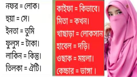 আরবি ভাষা শিক্ষা সহজে আরবি শিখুন আরবিতে ছোট বাক্য তৈরি করুন। Bangla