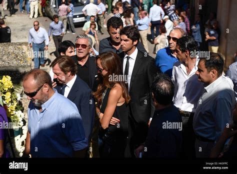 Bullfighter Cayetano Rivera during the funeral of Victor Barrio ...