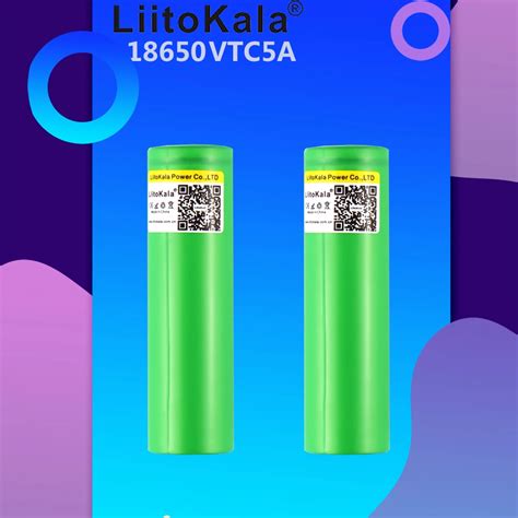 Liitokala Max 40A Pulse 60A Original 3 6V Battery 18650 Rechargeable