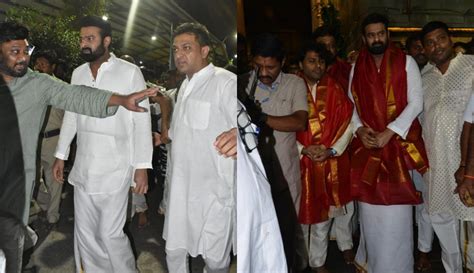 Prabhas Seeks Blessings At Tirupati Temple Ahead Of Adipurush Pre