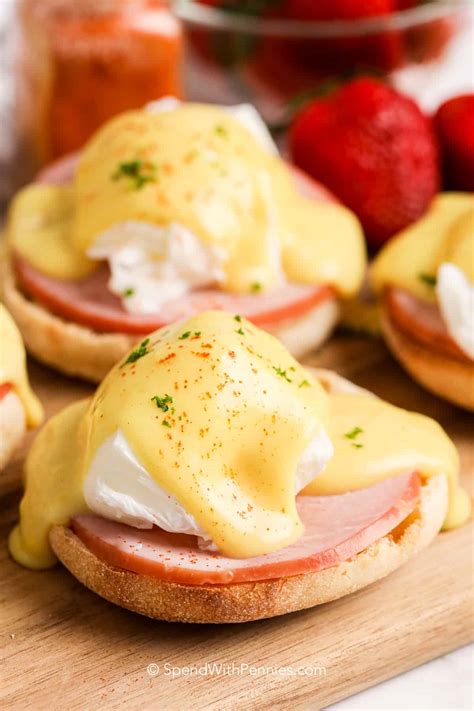 Eggs Benedict With Easy Hollandaise Spend With Pennies