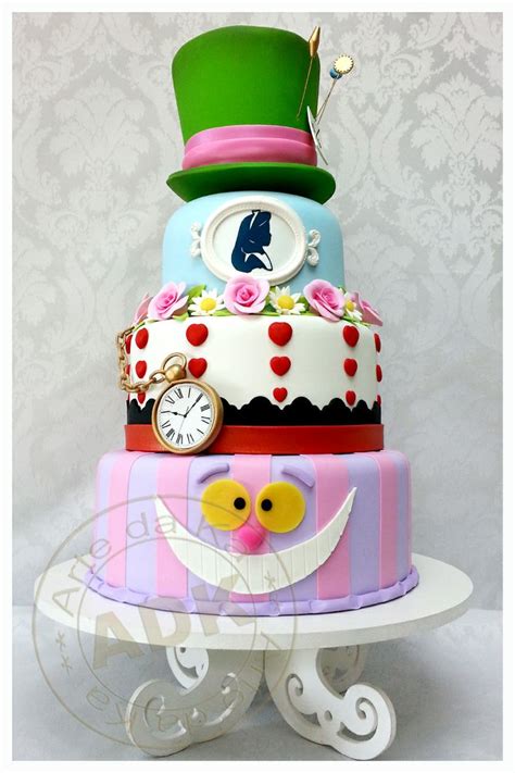 17 Best Images About Cakes Disney Alice In Wonderland On Pinterest