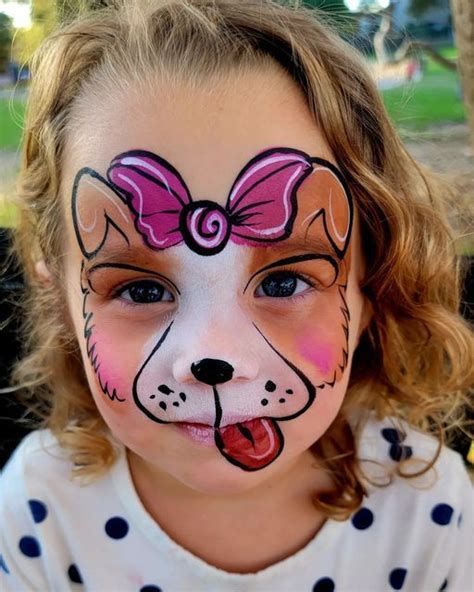 Maria S Face Painting On Instagram Puppy Face