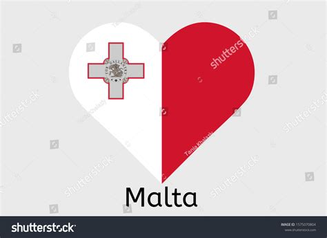 Maltese Flag Icon Malta Country Flag Stock Vector Royalty Free