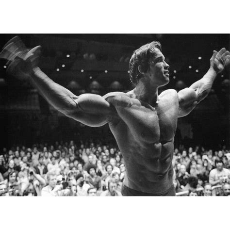 Poster Arnold Schwarzenegger Conquer Bodybuilder Blanc A1 594 X