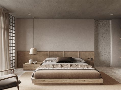 Wabi Sabi Bedroom On Behance Wabi Sabi Japandi Bedroom Bedroom