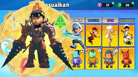 CARA DAPAT SKIN BOBOIBOY ELEMENTAL DRILLMAN TITAN DI GAME STUMBLE GUYS