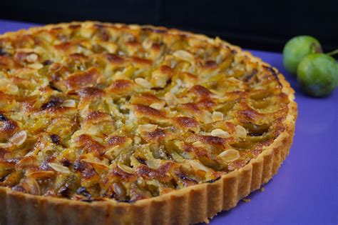 Tarte Aux Reines Claude La Cr Me D Amande