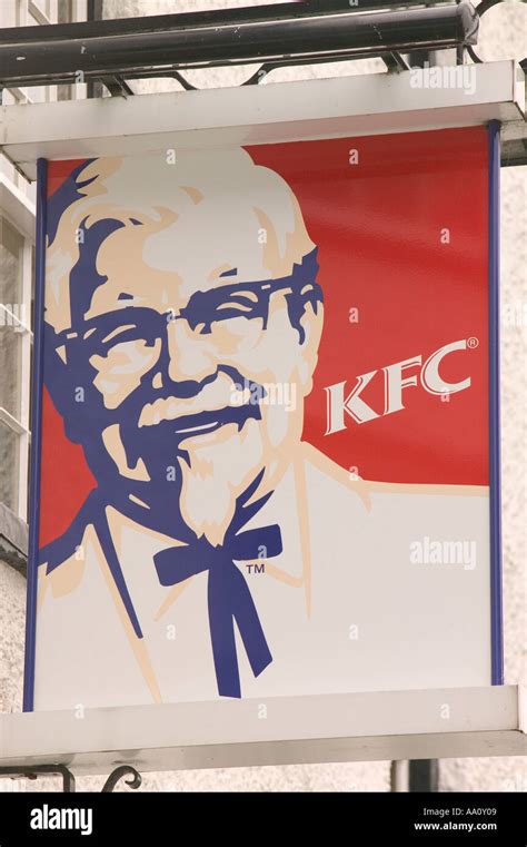 Kentucky Fried Chicken Sign Stock Photo Alamy