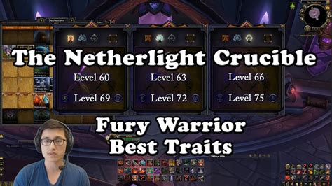 The Netherlight Crucible Fury Warrior Best Traits With Sims Youtube