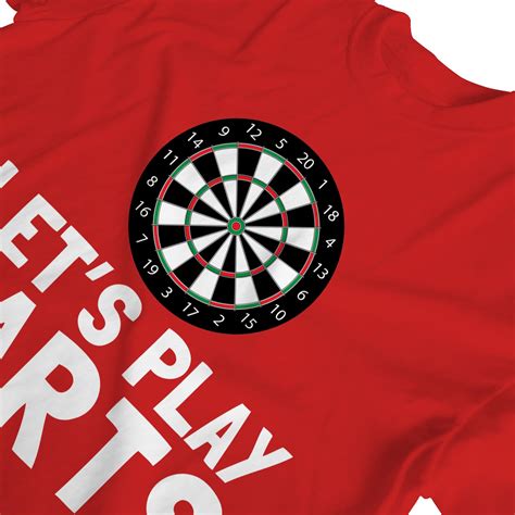 1tee Womens Lets Play Darts Dartboard T Shirt Ebay