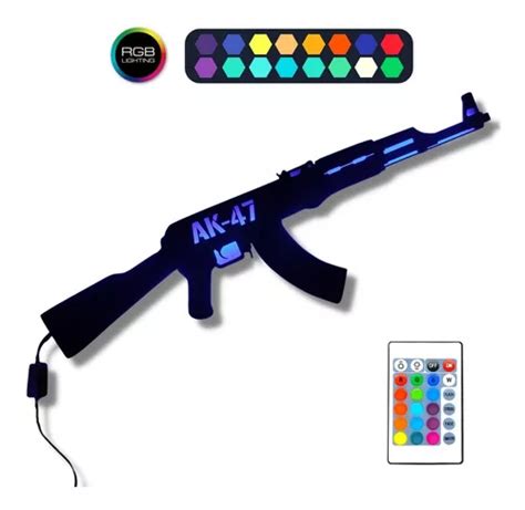 Luminária Ak 47 Rgb Parcelamento sem juros