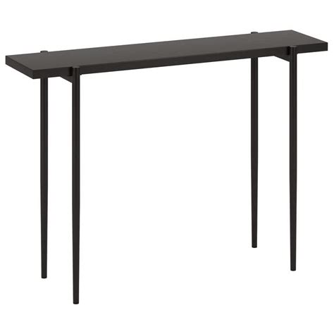 Meyer Cross Wayne In Blackened Bronze Rectangle Metal Console Table