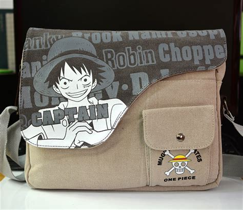 Anime One Piece Crossbody Bolsa De Ombro Luffy Escolar De Grande