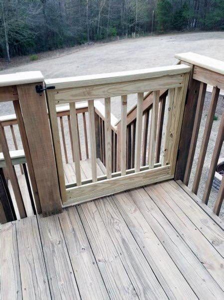 Top 50 Best Deck Gate Ideas - Backyard Designs