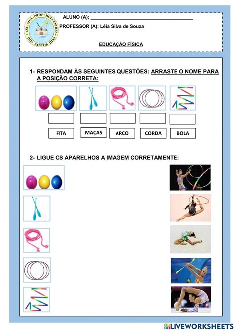 Ejercicio De Exercicio Sobre Ginastica Ritiminca Cuadernos Interactivos Pedagogia Ejercicios