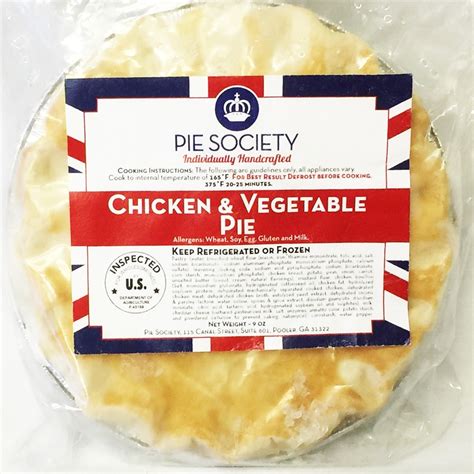 Pie Society Chicken & Vegetable Pie