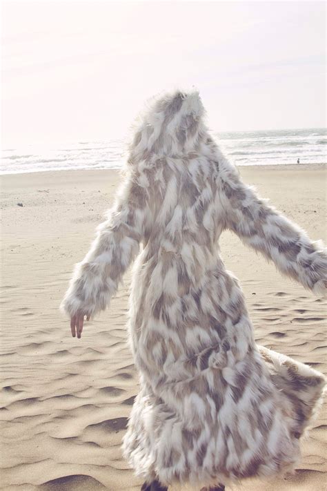 Playa Spirit Burning Man Faux Fur Coat Playa Outfit Boho Coat Burning